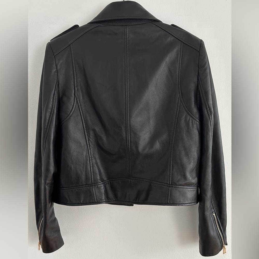 NWOT LAMARQUE “DONNA” BLACK LEATHER JACKET SIZE XL - Picture 5 of 10